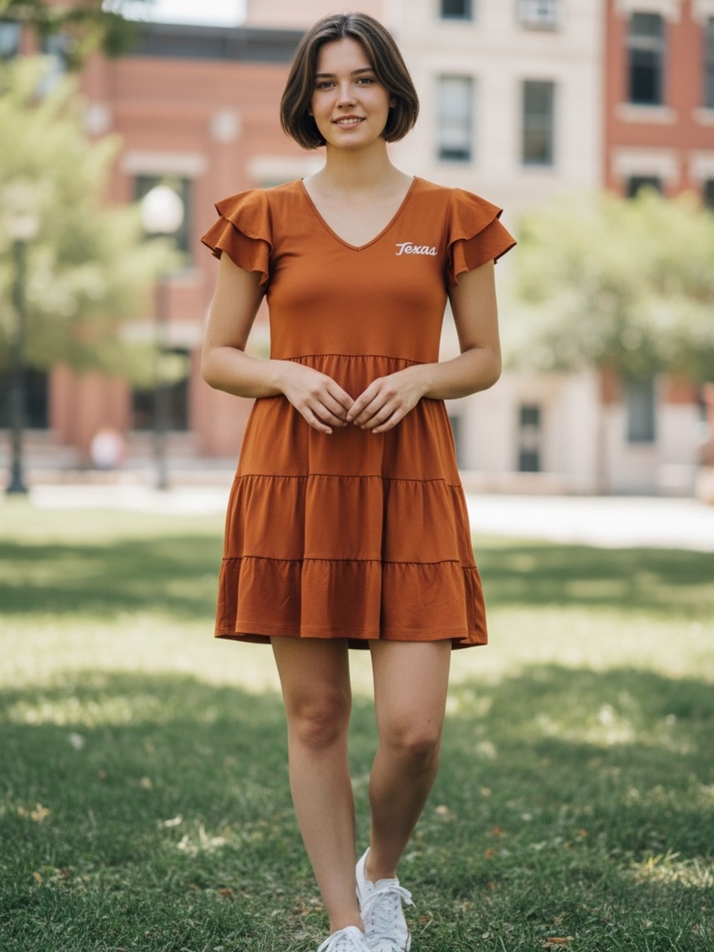 Smith & Quinn Texas Longhorn Tailgate Collection Delaney Dress NWT Women’s Med